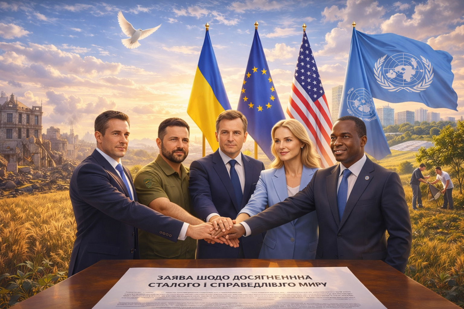STATEMENT OF THE UKRAINIAN PEACE COUNCIL ON ACHIEVING A SUSTAINABLE AND JUST PEACE